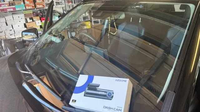 Azdome dashcam supplied and installed